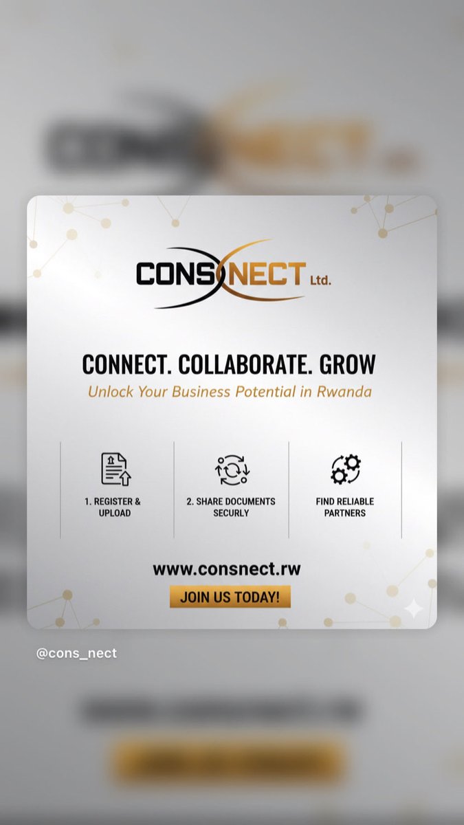 ConsbidsCom's tweet image. Tired of fragmented networking? 
🌐 Bring your business into the spotlight. connsect.rw bridges the gap between your services and the clients who need them. 
Register today and get discovered! 
📈 #ConnsectRwanda #Networking #B2B 
#constructioncompanies