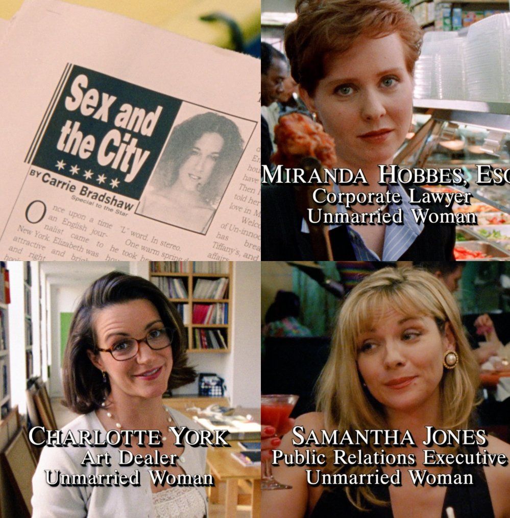 CINEMA505's tweet image. Sex and the City (1998)
