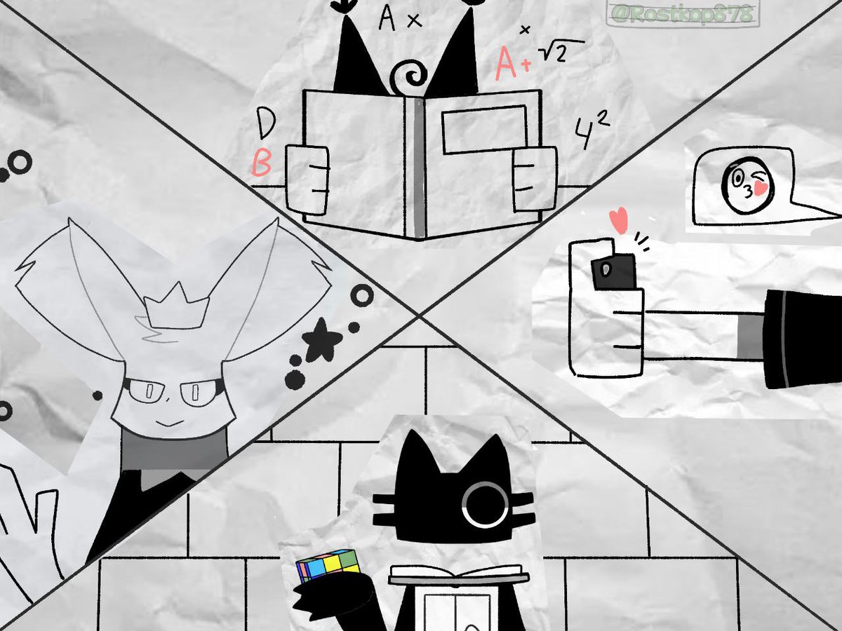 Funny drawing) #Fpe #fundamentalpapereducation #fpefanart characters-#Petunia #Lizzy #Kevin #Cubbie