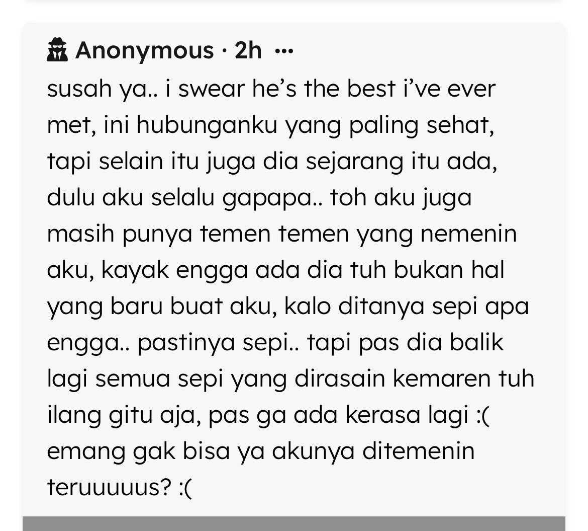 UnsentHearts's tweet image. nder mohon maap bat nih IZZIIINNN hubungan yg sehat tapi dianya ilang ilangan tuh konsepnya gmn yak…. 😭😭 kaga sehat dah kata gua itu mah……