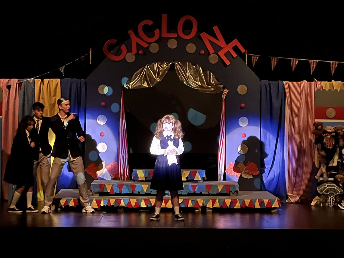 Show day! Can’t wait to share the story of RIDE THE CYCLONE with the Nebraska Thespians on the gorgeous Holland stage! #ENJOYTHERIDE #RTC #ITSJUSTARIDE #Tradition