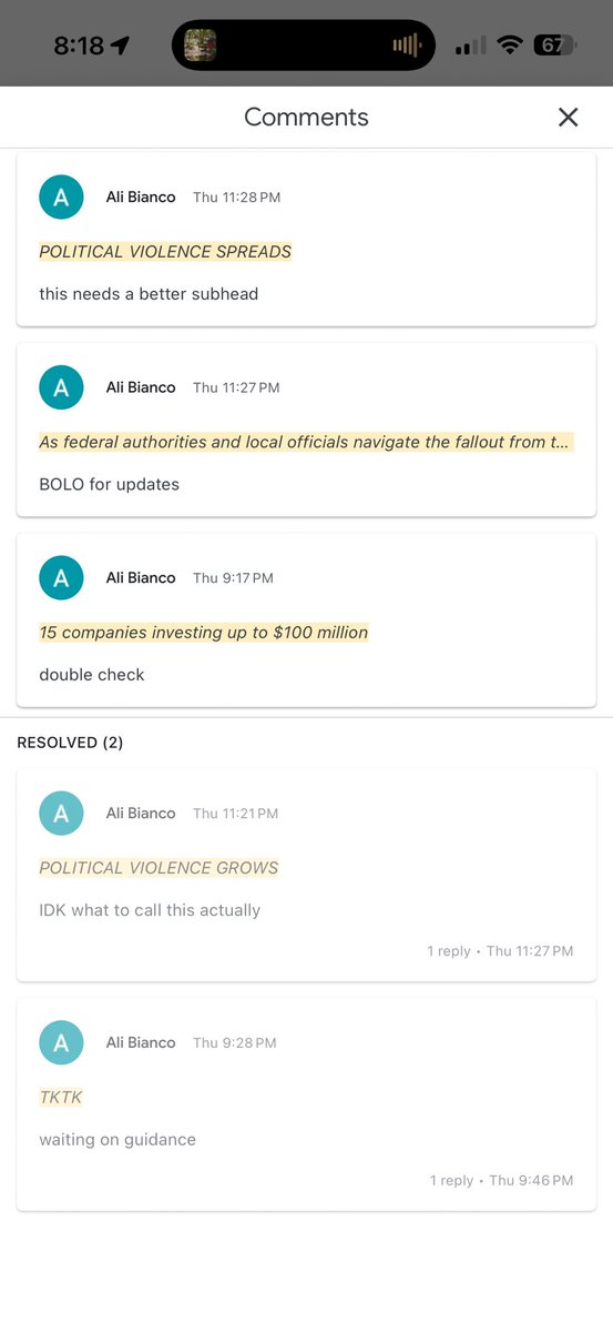 seanspicer's tweet image. 🚨SCOOP 🚨
Major reveal 

Ever wonder why @politico @playbookdc is so left leaning?

Major blunder this morning when they accidentally linked a story to their internal google doc showing what sources they “go to” (and therefore don’t - no @BreitbartNews @DailyCaller @DailySignal…