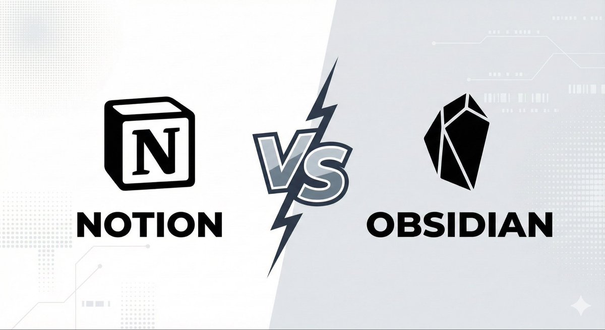 DylanLinkWeb's tweet image. AI时代信息呈指数级爆炸增长，刚学会Notion，Obsidian又出来了，这俩有什么区别，求教Obsidian的优势在哪