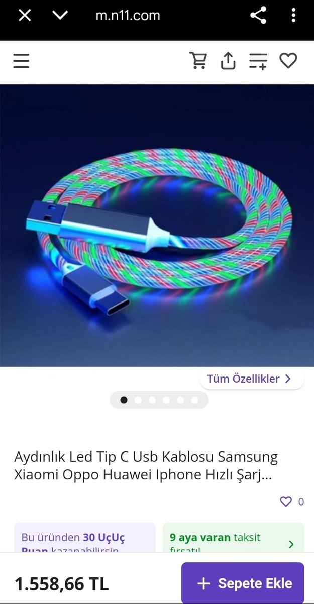Korkudan yorumları kapatmış... 
Siz içerideki adamlariniz 10 TL şeyi 1000TL satması için 30 euroluk gümrük limitini kaldırdınız. Halkı kesinlikle düşünmüyorsunuz..? Türk halkının düşmansınız aslında , elbet bugünlerde bitecek o zaman grs.

Temu 146 TL olan kablo N11 1558TL.