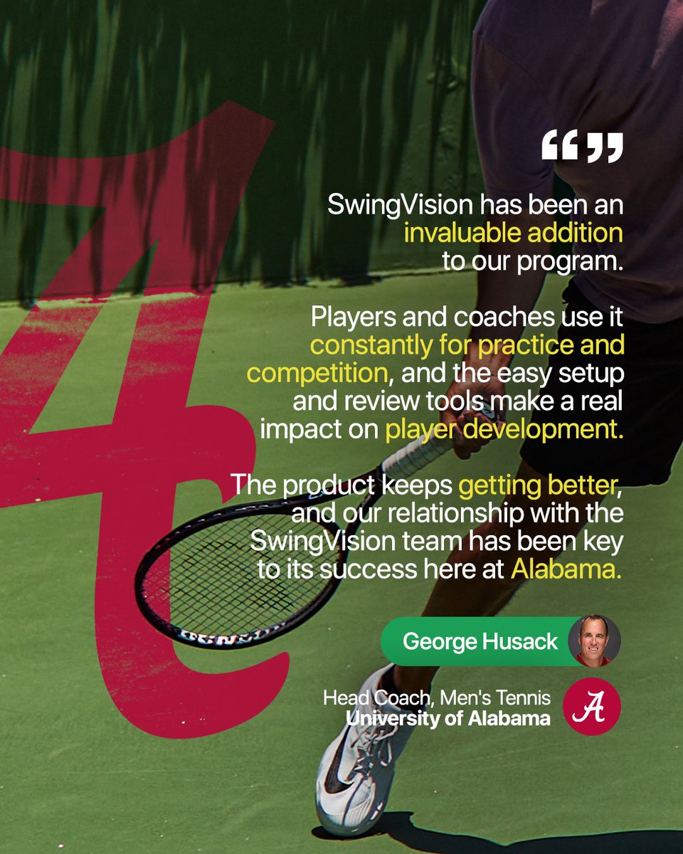 SwingVision | AI Tennis & Pickleball App tweet media