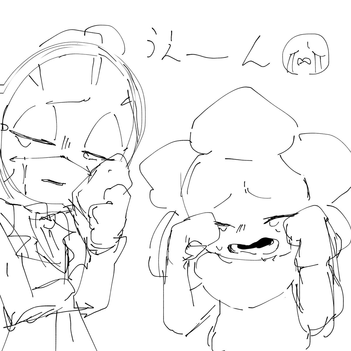 umiusi_Flying's tweet image. 嘘泣きmemeみたいなの流行ってるらしい
これはただ単に私が見たいだけ