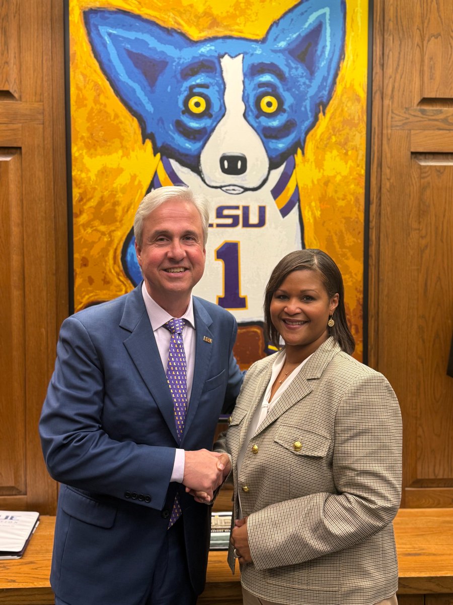 LSU President Dr. Wade Rousse tweet media