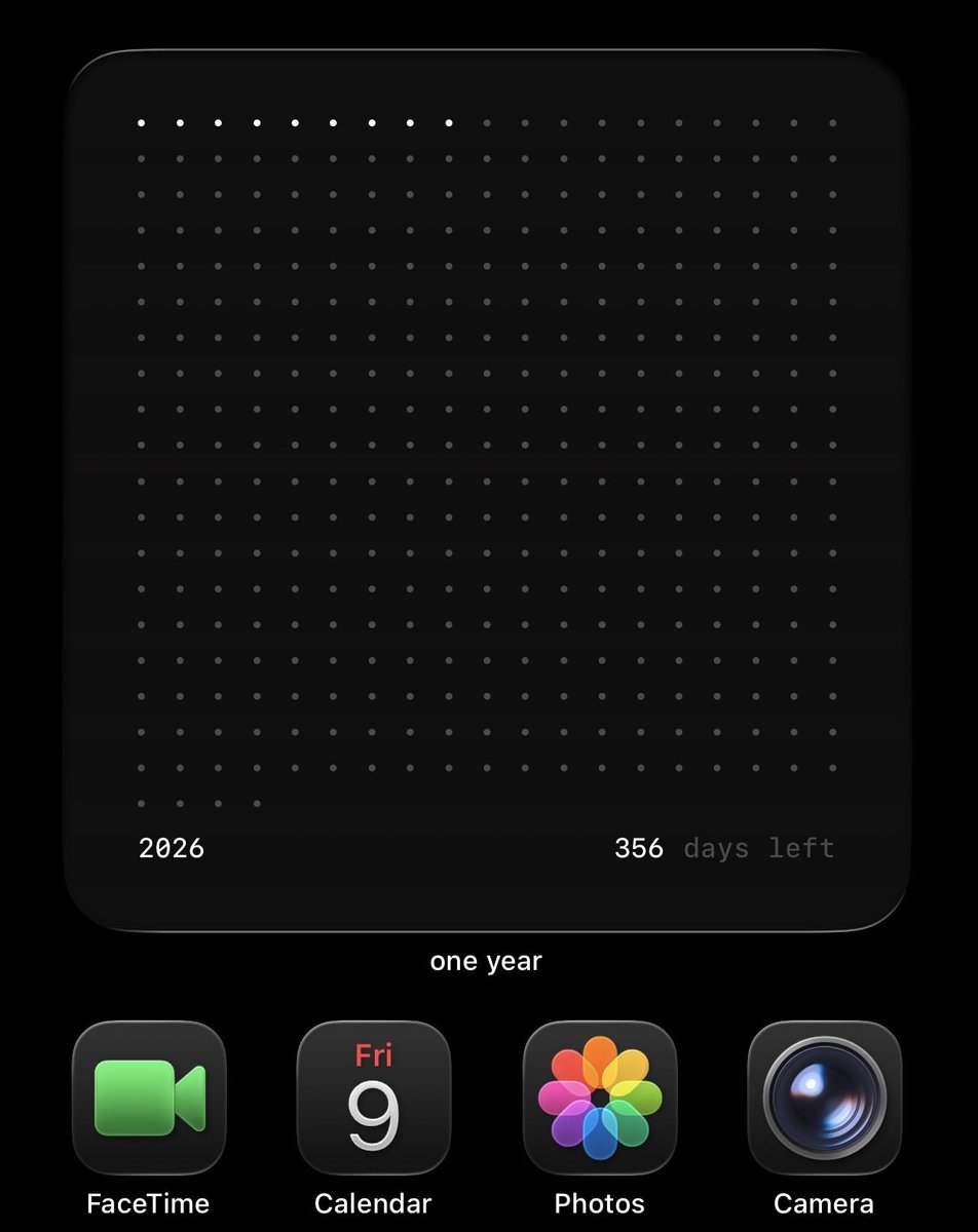 smashdirt's tweet image. this widget really puts into perspective how short a year actually is