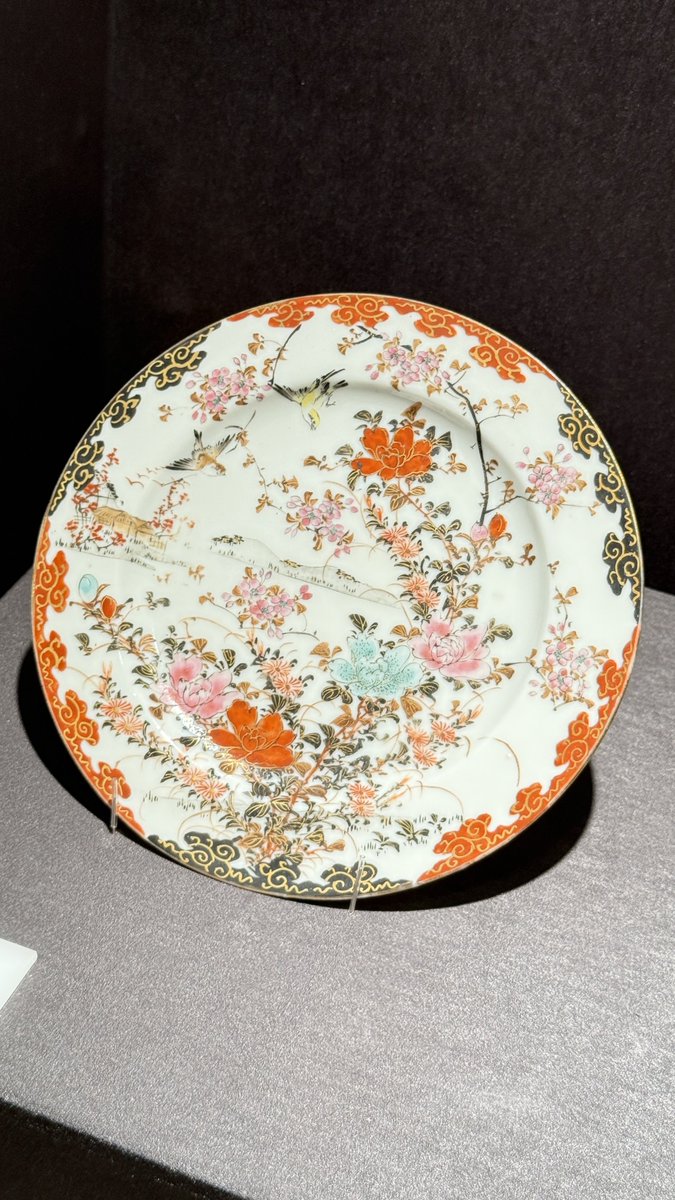 (希少) オールドノリタケ ライオン　紋章　ジャポニズム 蓋物 明治時代の絵柄も素敵だなー！ この絵皿はオールドノリタケの初期の