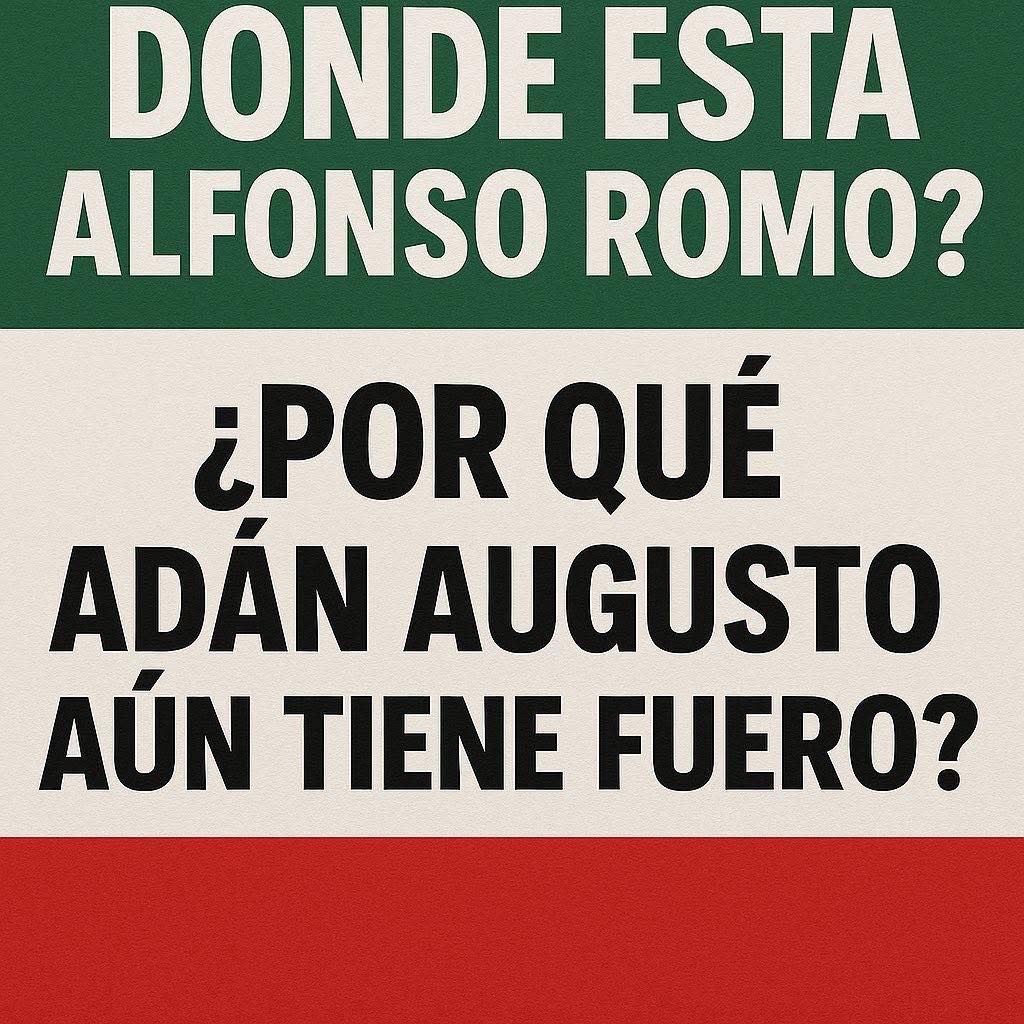 Dónde está Alfonso Romo ⁉️ 
Por qué Adán Augusto aún tiene fuero⁉️

BASTA DE #NarcoGobiernoDeMorena‼️

Fuera #NarcoPresirvientaEspuriaClaudia‼️

Por qué seguimos REGALANDO petróleo a Cuba ⁉️🤬

Impunidad, nepotismo y corrupción es la 4T más PRIANISTA que nunca‼️

#SiguesTúClaudia