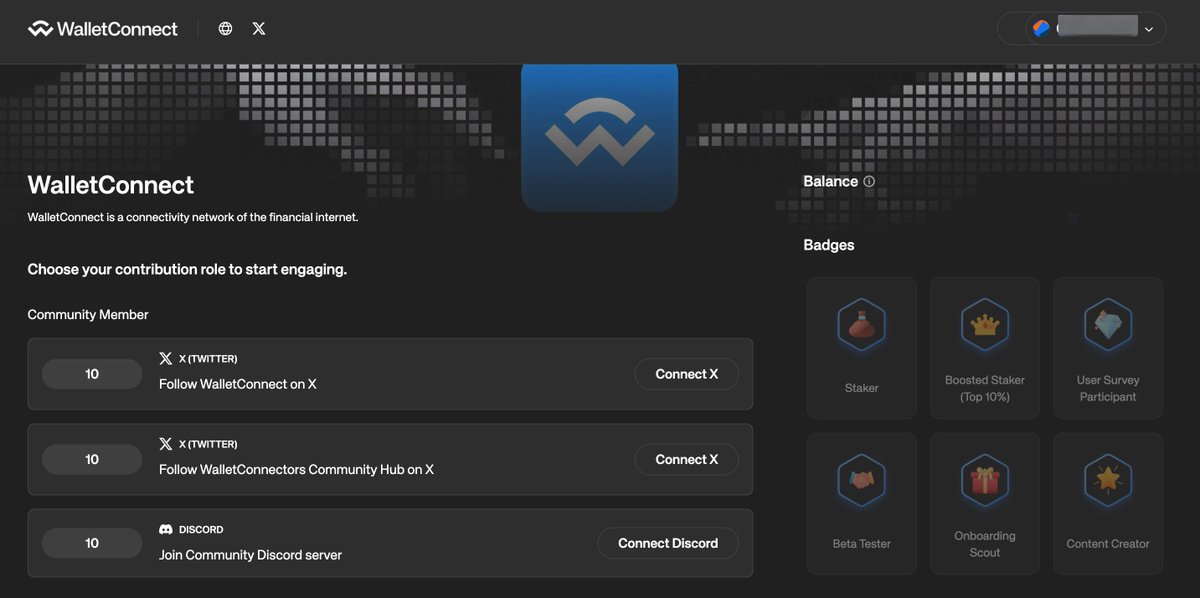 If you’ve been paying attention, you will know that <a href="/WalletConnect/">WalletConnect</a> has been sending out rewards $WCT even after TGE 

Wallet Connect just launched a community hub where users can perform task, earn badges and get rewarded 

🎯 No referral, just hard work and consistency 

Visit