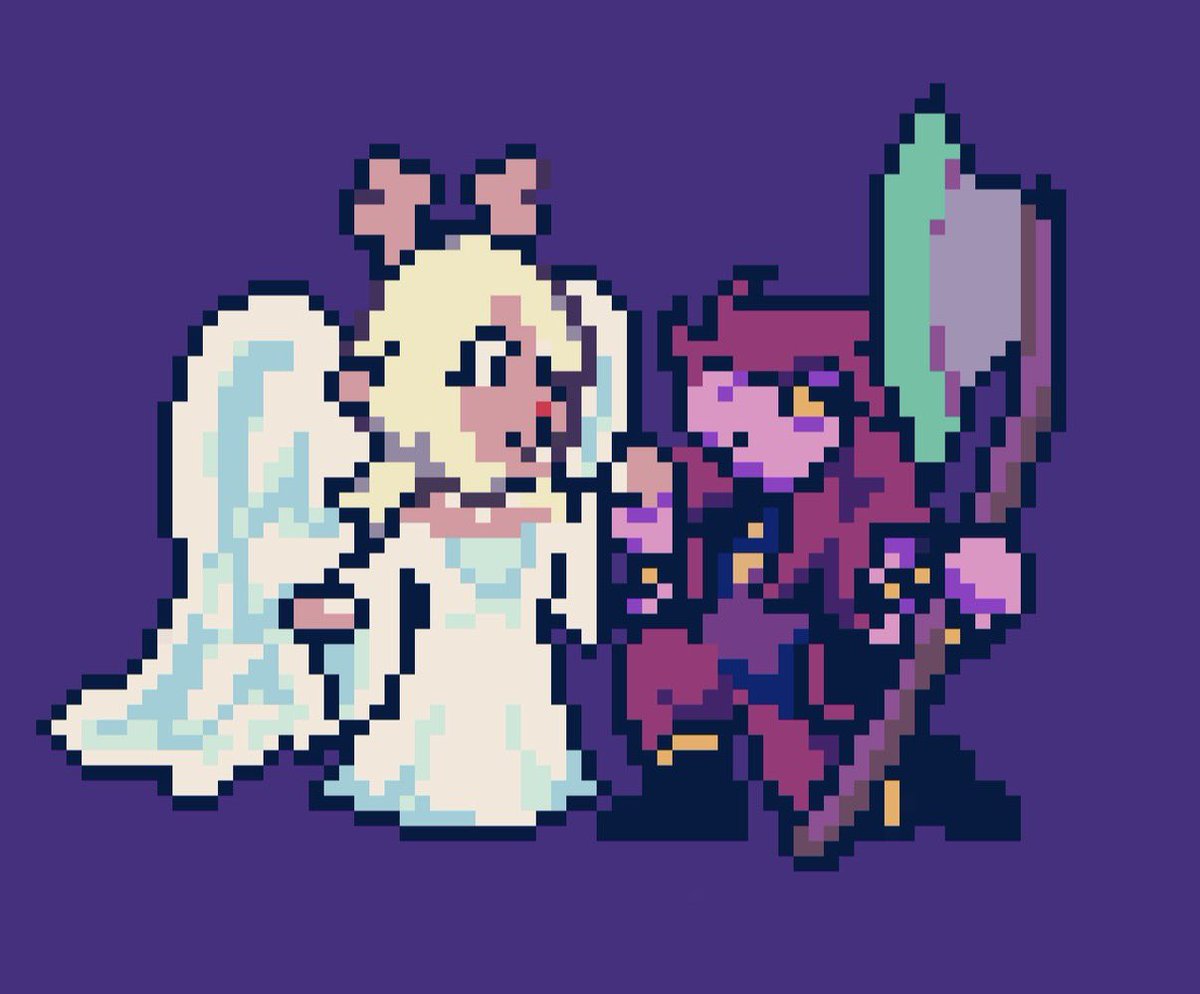 This is Lowsusellenuienly a redraw from one of my older drawings #deltarune #suselle