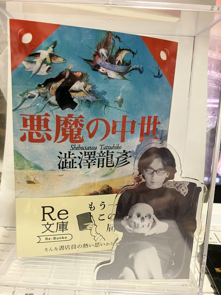 実は年内に届いていた澁澤龍彦アクスタ。ちょっとケース買うの