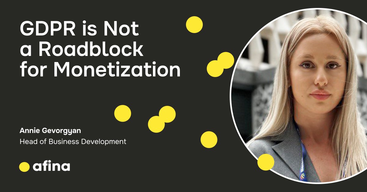 afina Data Monetization Platform tweet media