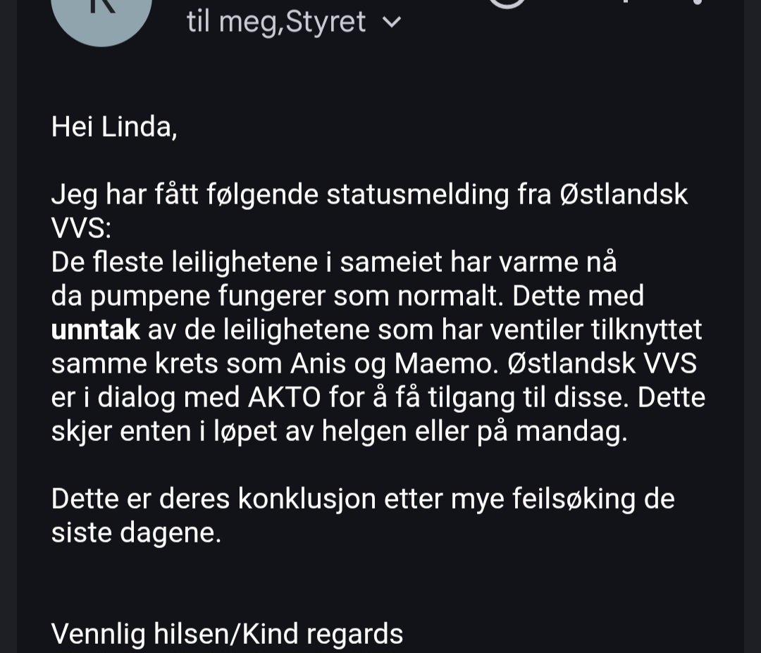 Linda Sandvik tweet media