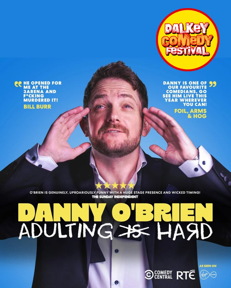 DLRTourism's tweet photo. After a sell-out show last year, multi-award-winning comedian Danny O'Brien returns to @dalkeycomedy  with a brand new stand-up hour!

Wed Jan 29 8pm (doors 7pm) at Queens, Dalkey

Book here: https://t.co/RqxtgtxWHg

#DalkeyComedyFestival #DannyOBrien #IrishComedy https://t.co/J8Z1L2e1KV