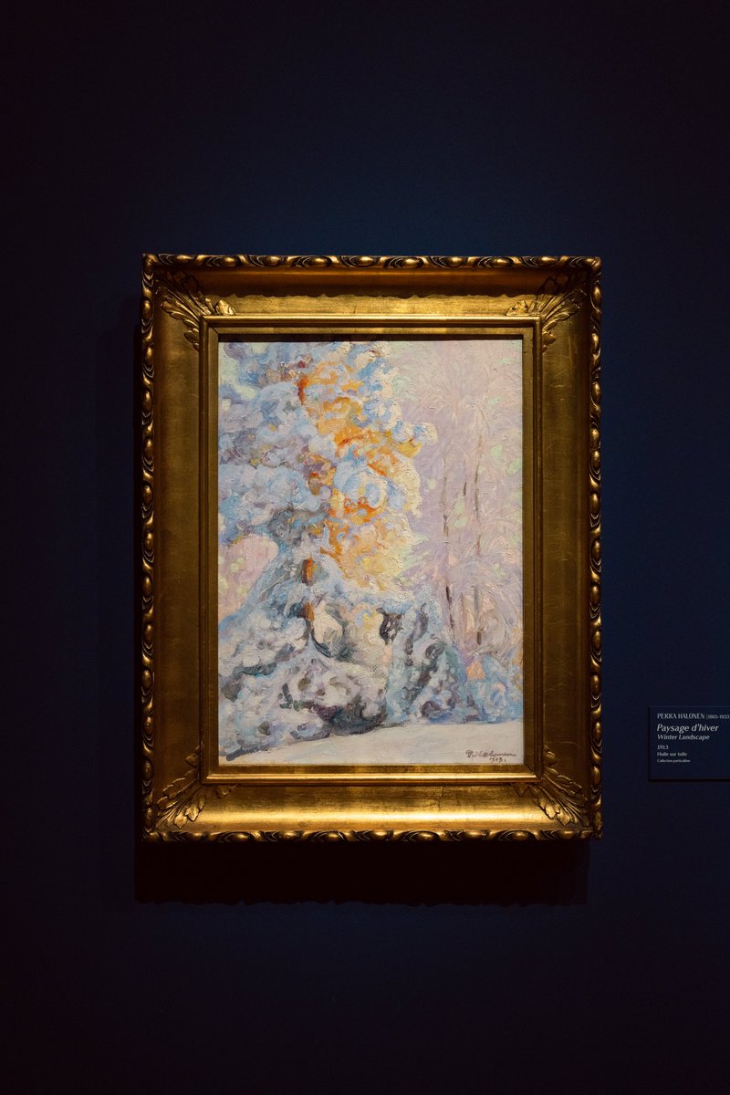 jayeparc's tweet image. 2026년 올해의 첫 전시는 페카 할로넨전으로 ♡ 그리고 모네의 일몰도...