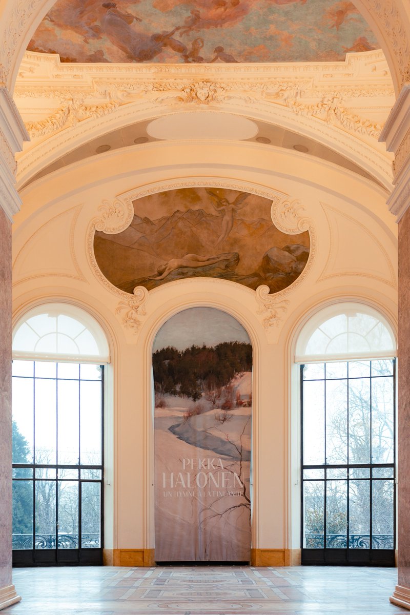 jayeparc's tweet image. 2026년 올해의 첫 전시는 페카 할로넨전으로 ♡ 그리고 모네의 일몰도...