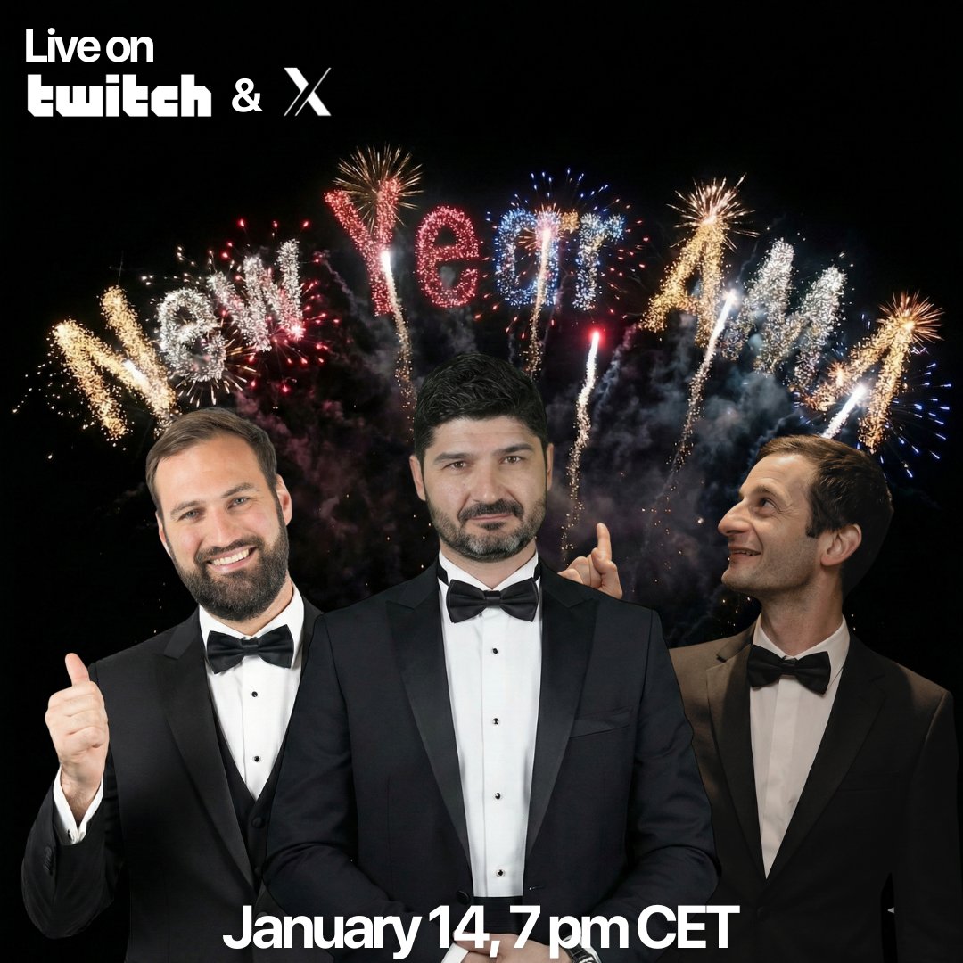 New Year AMA 🎙️

🗓 Jan 14
⏰ 7PM CET
📍 X Spaces &amp; Twitch

First AMA of 2026.
Pioneers, let’s kick off the year together.