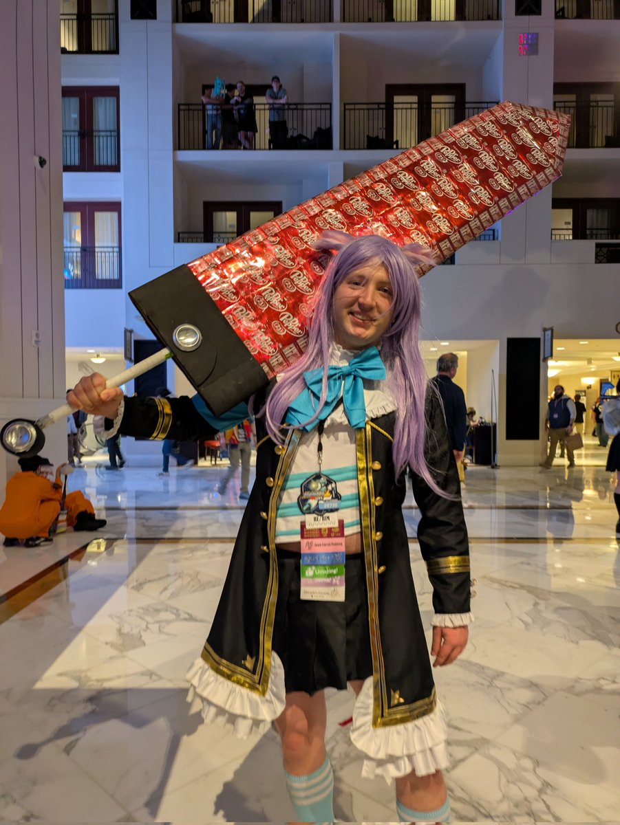 EvanKazooCovers's tweet photo. Magfest day one...I was Mejiro McQueen. I was cute as fuck and you better agree https://t.co/OoihRPFxKr