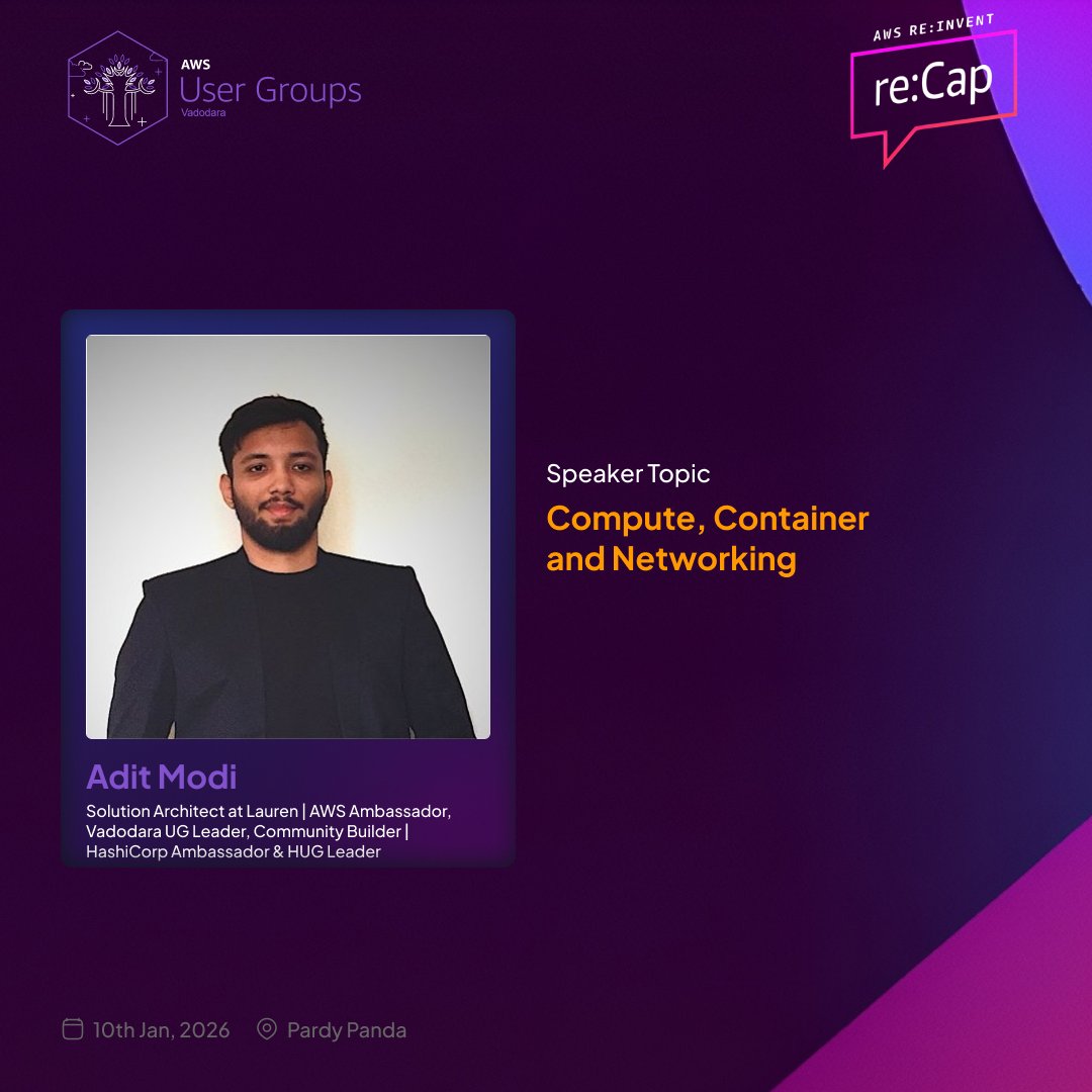 AWS User Group Vadodara tweet media