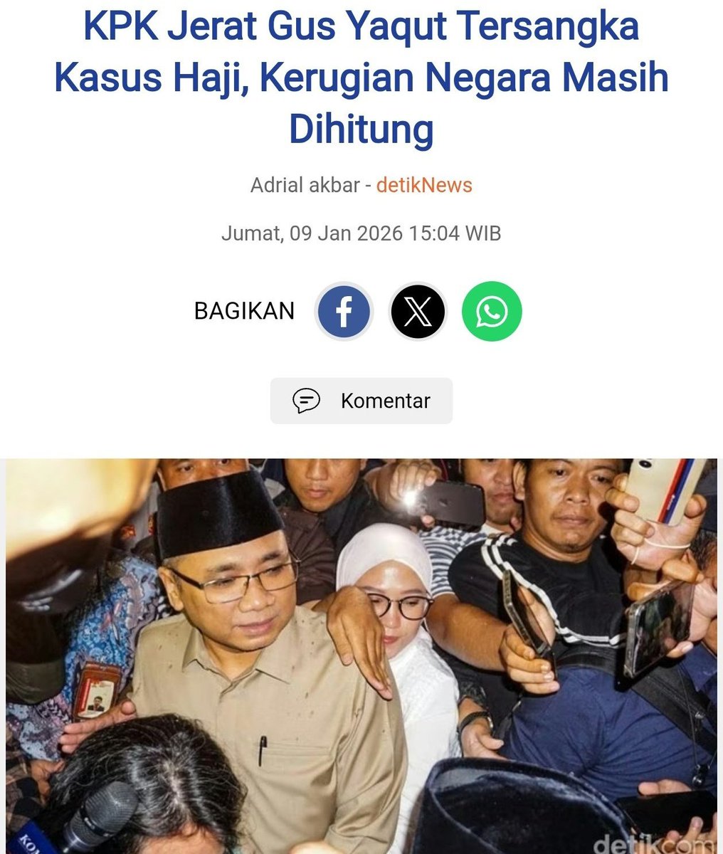 Tersangka Dulu, Kerugian Belakangan Hahahahaha Negara Dagelan !!!