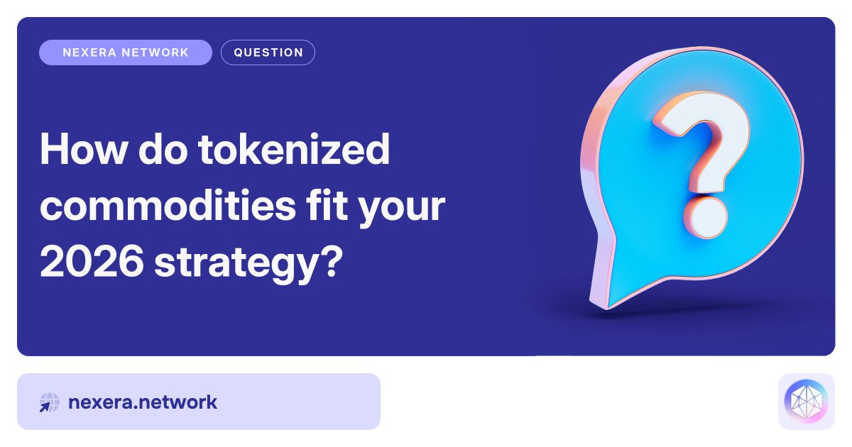 Nexera_Official's tweet image. How do tokenized commodities fit your 2026 strategy? Gold safety or copper upside? 

Share! 

$NXRA #Nexera