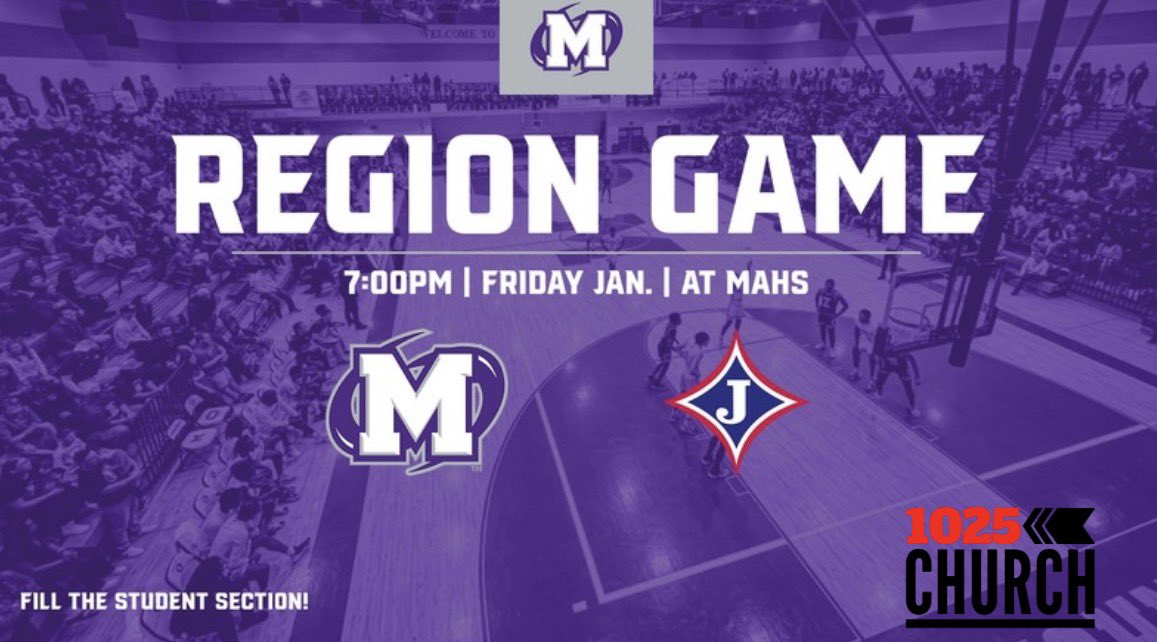 MonroeAreaHoops's tweet photo. 🚨🏀REGION CONTEST🏀🚨

🆚 @jhsmbb 
🕣 Girls 5:30 / Boys 7:00
📆 TONIGHT
📍 at MAHS https://t.co/2WVJr3M6dU