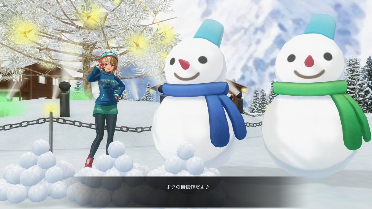 cm3d版深夜の真剣エディット60分一本勝負#COM3D2 お題｢雪遊び 厚着