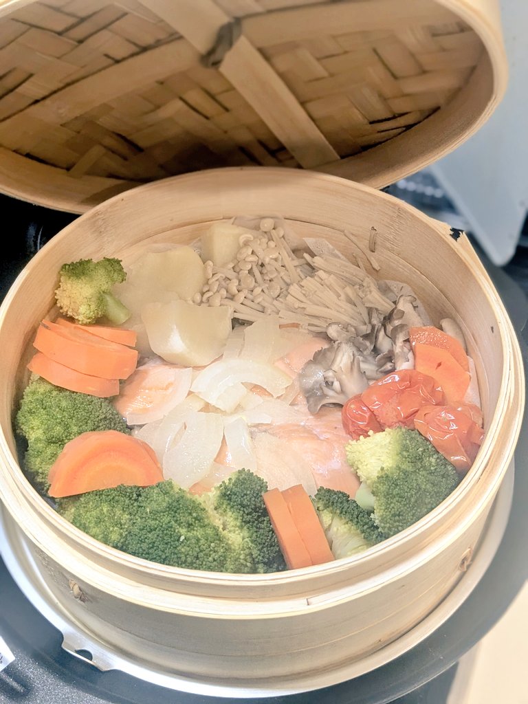 pasomasooo's tweet image. 今日の娘の髪型🎀
自炊記録🍳✍️