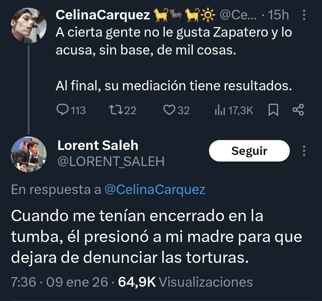 La Tumba son celdas bajo tierra donde el SEBIN (la Gestapo del régimen venezolano) secuestra y tortura a ciudadanos por pensar diferente. 

Lo que denuncia <a href="/LORENT_SALEH/">Lorent Saleh</a> es gravísimo y debería provocar el cese del blanqueamiento de Zapatero, cómplice de la dictadura