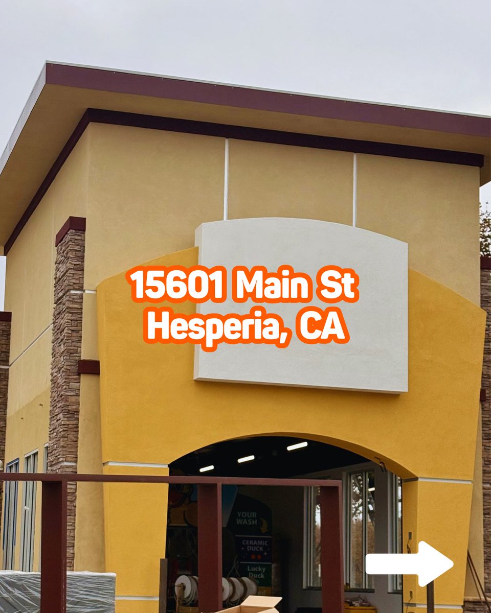 quickquack's tweet image. We’re growing, and we can’t wait to welcome you.
New Quick Quack locations are coming soon to the following cities.

📍 15601 Main St, Hesperia, CA
📍 16615 Southcenter Pkwy, Tukwila, WA

Thank you for being part of the Quick Quack community as we continue to expand.…