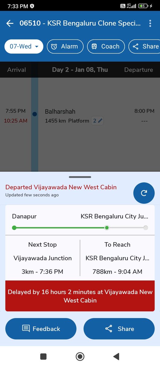 ShikshaSingh_'s tweet photo. Now it's testing my patience after numerous posts this is how indian railways treating the passengers 
Now how will you compensate don't say sorry just tell me the way of compensation? Now you are not even responding 
@RailMinIndia 
@AshwiniVaishnaw 
@PMOIndia
@RailwaySeva https://t.co/WFk1SfPZ0M