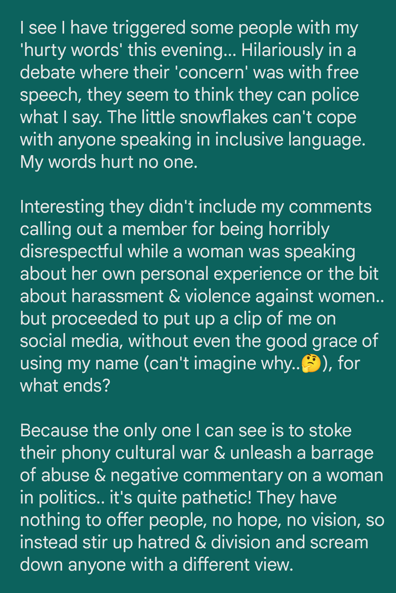 Cllr Áine Groogan tweet media