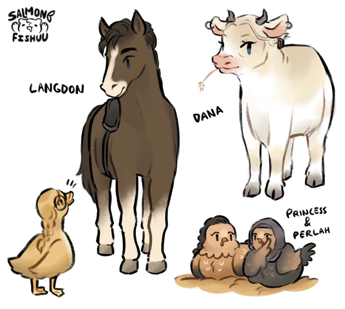 addievervale's tweet image. spot the difference (art by @salmonblurb)