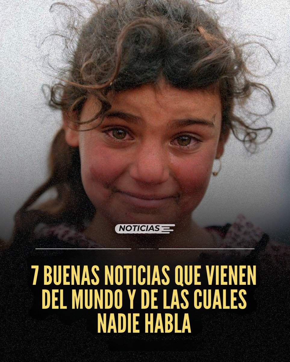 edison_bravoc's tweet image. 7 Buenas Noticias que vienen del Mundo y de las cuales nadie habla:

--Hilo--