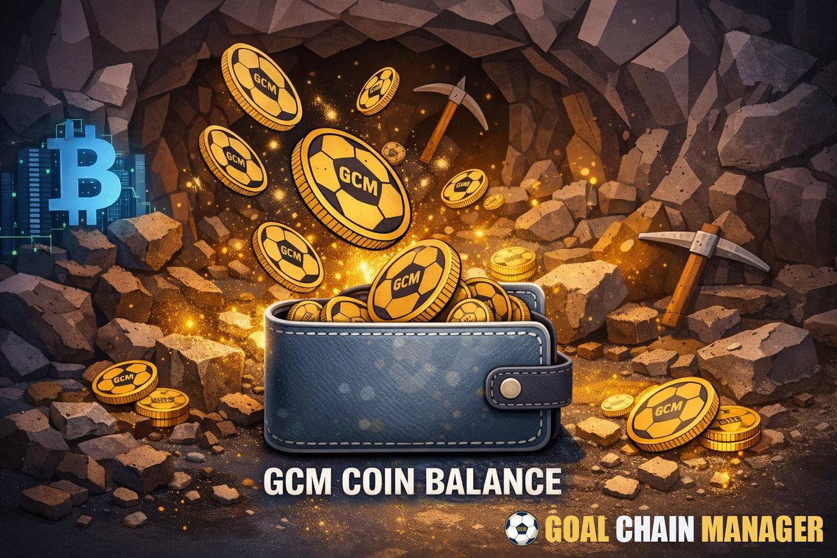 ⛏️ Don’t be late for mining!

Join the GCM ecosystem today and don’t miss the opportunity!

💎 Earn: Mine GCM coins

📲 Play Store: play.google.com/store/apps/det…
🍎 App Store: apps.apple.com/tr/app/goal-ch…

⚽ Develop: Train your own football players in Football Farm
🔗 Trade: Sell your