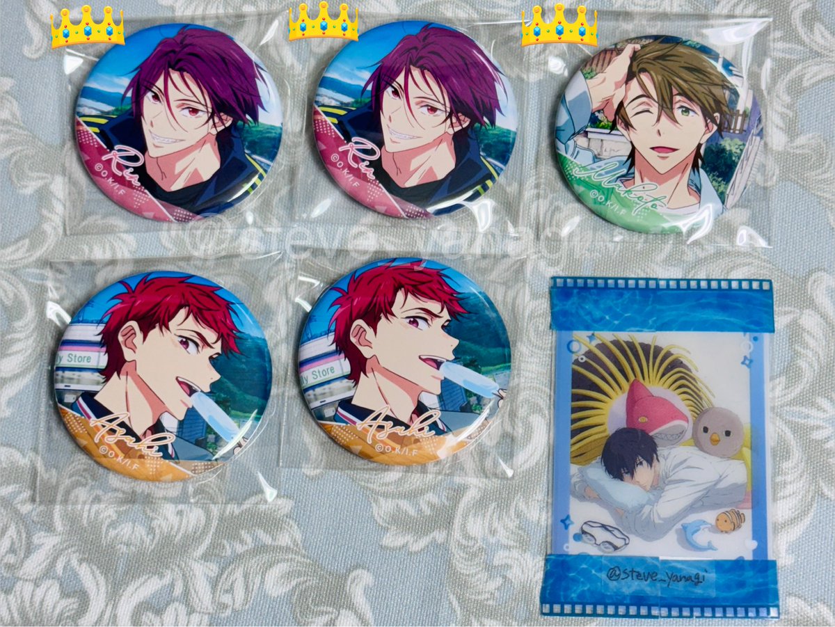 交換・お譲り】Free! 缶バッジ フォトカード 岩美 hometown [求