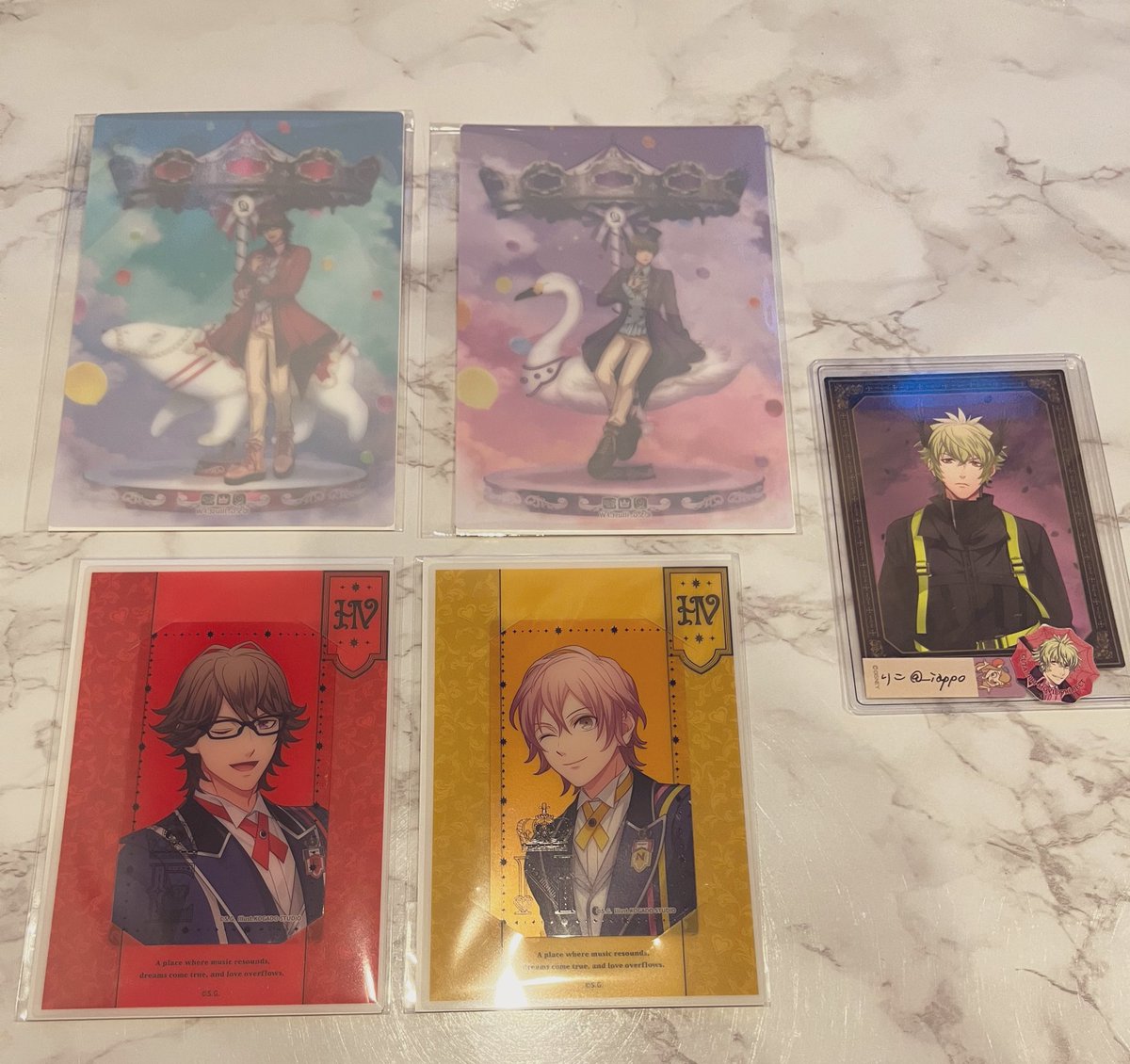 交換】うたプリ WONDERLAND ワンダーランド クリアカード ビジュカ