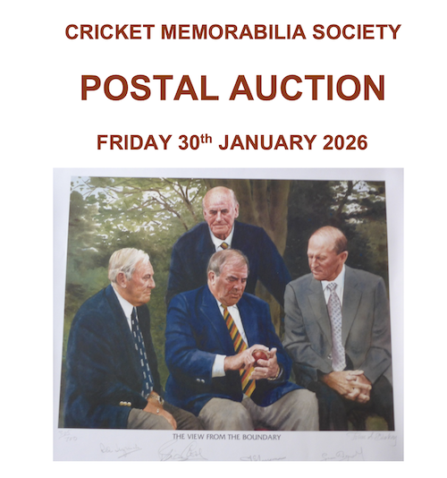 Cricket Memorabilia Society tweet media