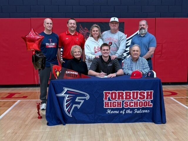 yadkincoschools's tweet image. Two Forbush baseball players sign for college teams buff.ly/K076Ynf  (from the Yadkin Ripple)