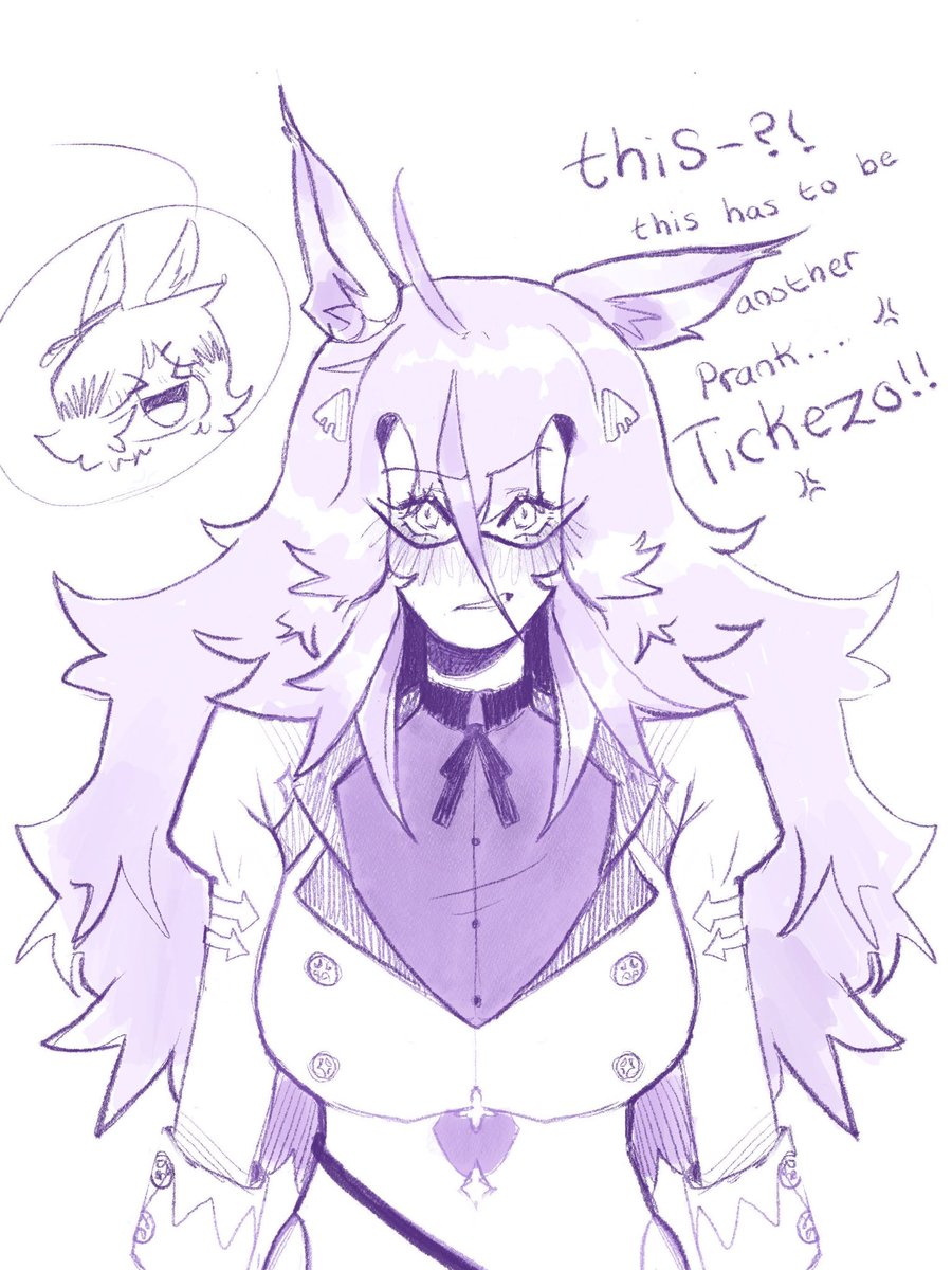 MiilkiiBunnii's tweet image. two pieces i made ages ago for a friend… hayameno hair swap (purple girls)