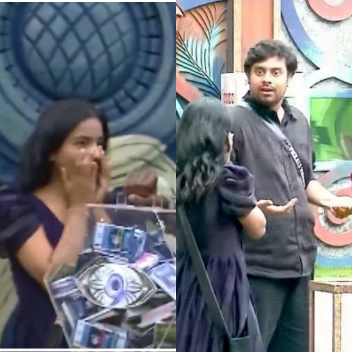 codnewscrap's tweet photo. Aurora &amp; Vikram's reactions

Ramya 🐍&amp; viyana 🐍 mooditu ponga 

#BiggBossTamil9 https://t.co/kd7ufIvzcA