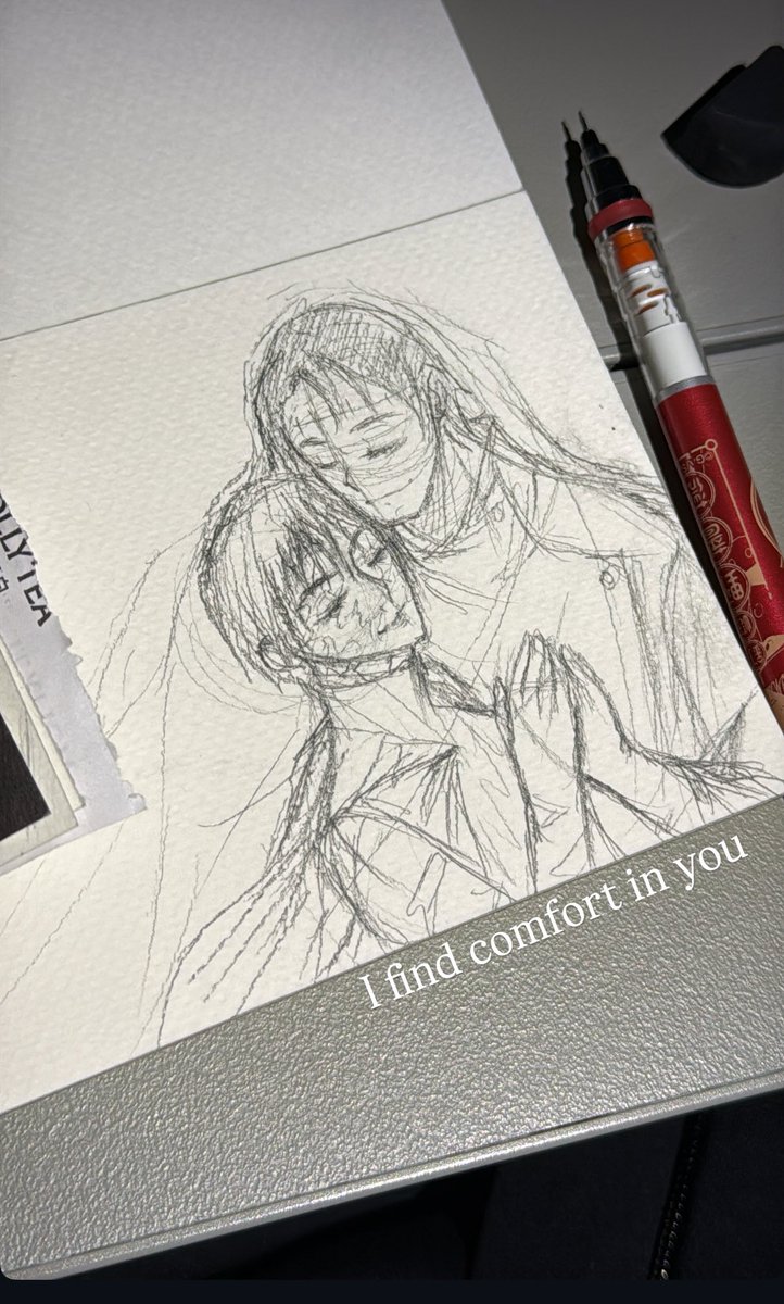 LazybonesViii's tweet image. Drew this during my flight