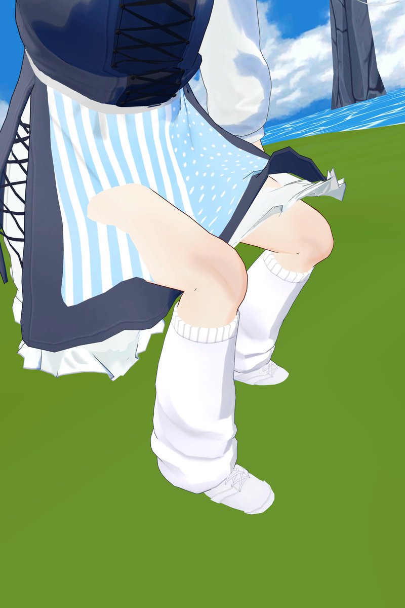 eas_vr's tweet image. It's always the same seemingly easily fixable things  stopping me from buying an otherwise good avatar. How hard can it be to avoid these, if you're the one creating it from the ground up? Meshes clipping, skirts ignoring legs, viewpoints half a meter off the eye position...