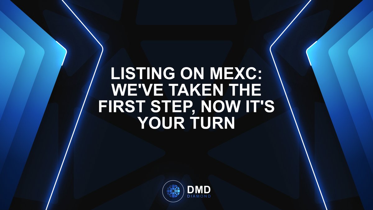 Listing on MEXC: We've taken the first step, now it's your turn.

Let's be clear. DMD is a shared project, and its success depends on each of us.

Part of the community has already accomplished their goal: the resources were raised and the MEXC listing was fully paid for. This