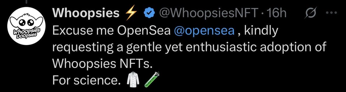 <a href="/HollanderAdam/">Adam Hollander</a> Oh ,  “for science “ I’ve seen it somewhere <a href="/HollanderAdam/">Adam Hollander</a> 😮‍💨