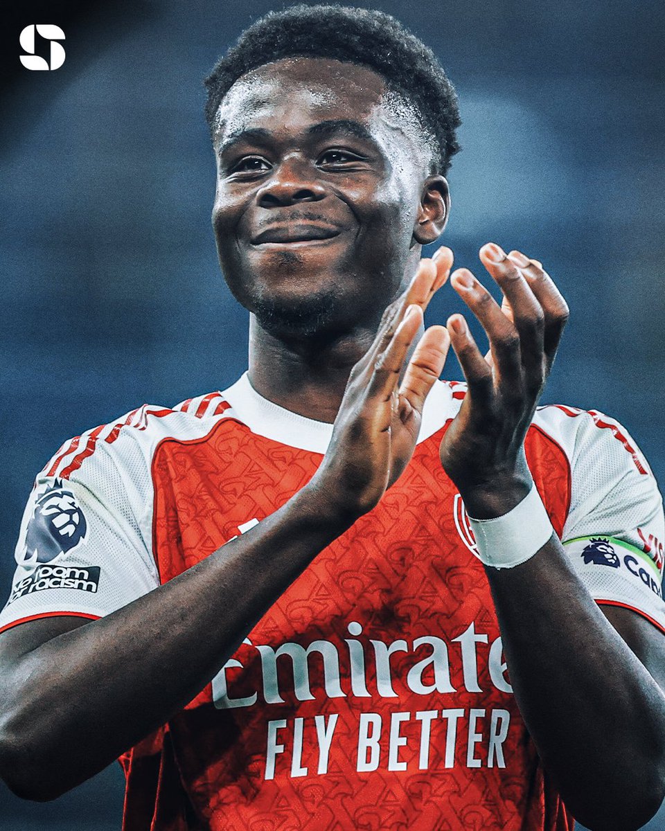 Since Mikel Arteta's first game in charge of Arsenal in Dec 2019, Bukayo Saka is the only player to create 300+ chances and complete 300+ take-ons in the Premier League. 

◉ 382 chances created
◉ 304 successful take-ons 

He's here to stay. 🌶️