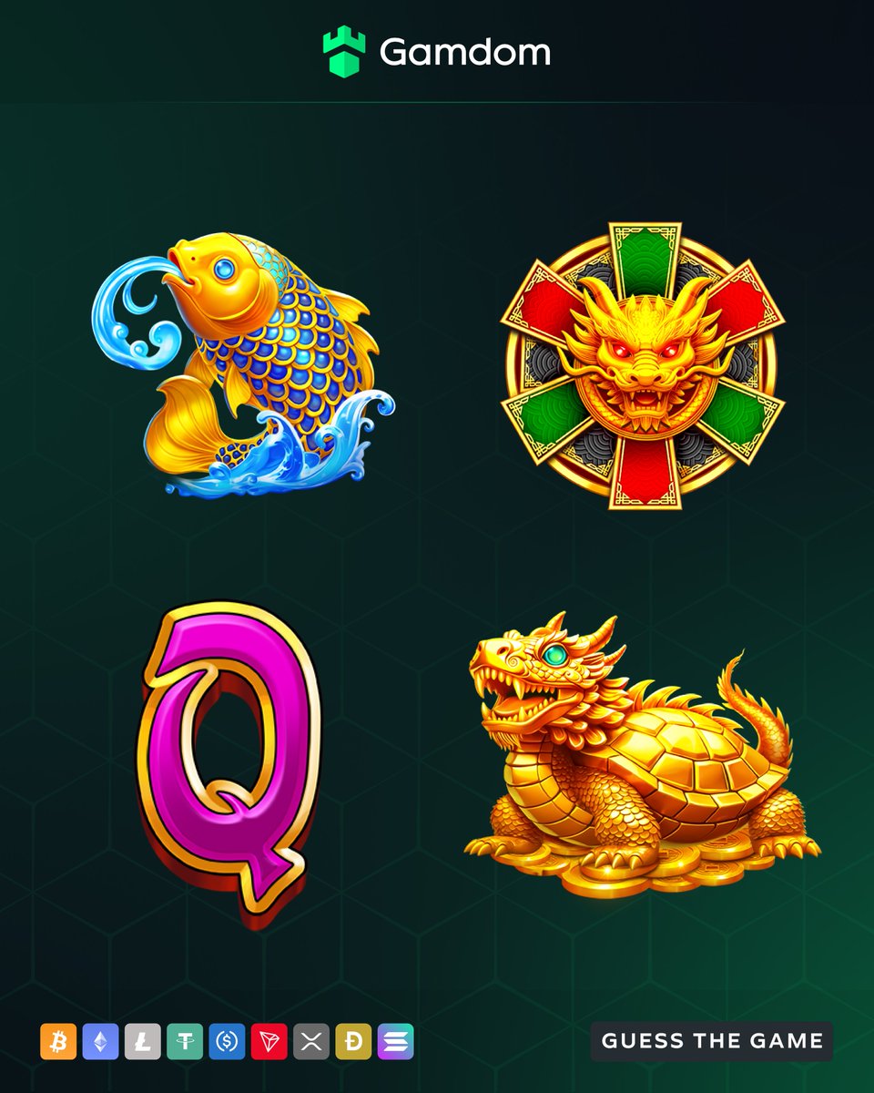 Can you guess which slot these symbols belong to? 🤔

Drop your answer and userID in the comments for a chance to win FREE spins! 🎰

💚 + 🔁 - *KYC Lvl 2 verified Gamdom users only