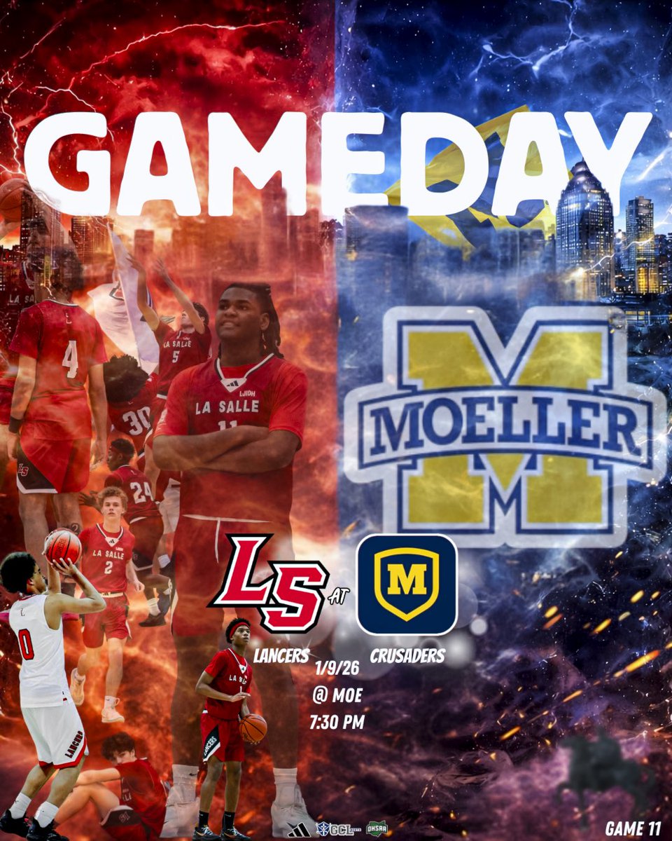 LS_LancerMBB's tweet image. GAMEDAY‼️

📍 Moeller
⏰ 7:30 PM 

#LancerBasketball #Relentless
